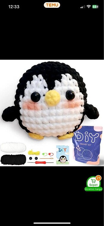 Örgü Penguen Başlangıç kiti