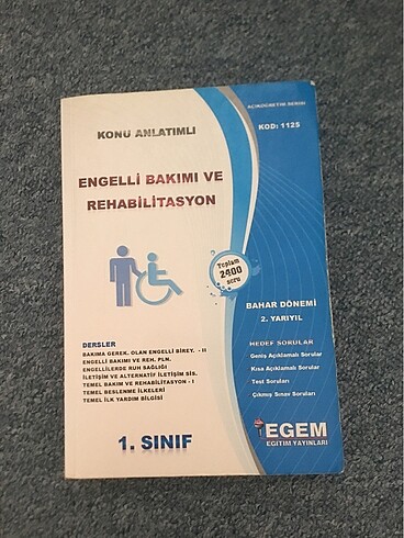 Beden Engelli Bakım ve Rehabilitasyon AÖF