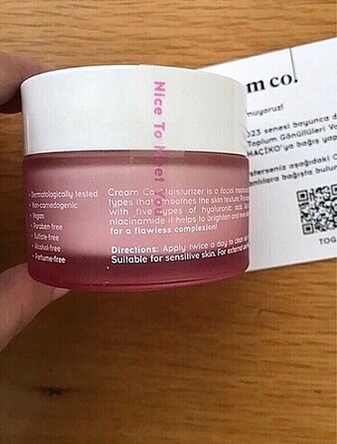 Beden Cream Co. Nemlendirici