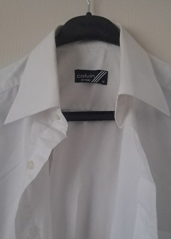 Erkek Beyaz Klasik Uzun Kollu  Gömlek - Görsel 3