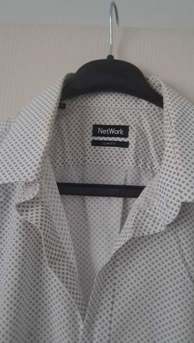 Gri Uzun Kollu Erkek Gömlek - Görsel 3