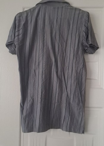 Gri Kısa Kollu Erkek Polo Tişört - Görsel 5