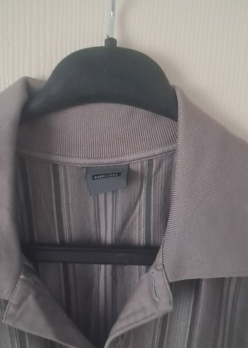 Gri Kısa Kollu Erkek Polo Tişört - Görsel 3