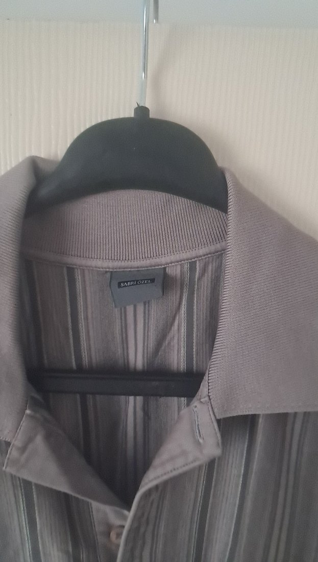 Gri Kısa Kollu Erkek Polo Tişört - Görsel 3