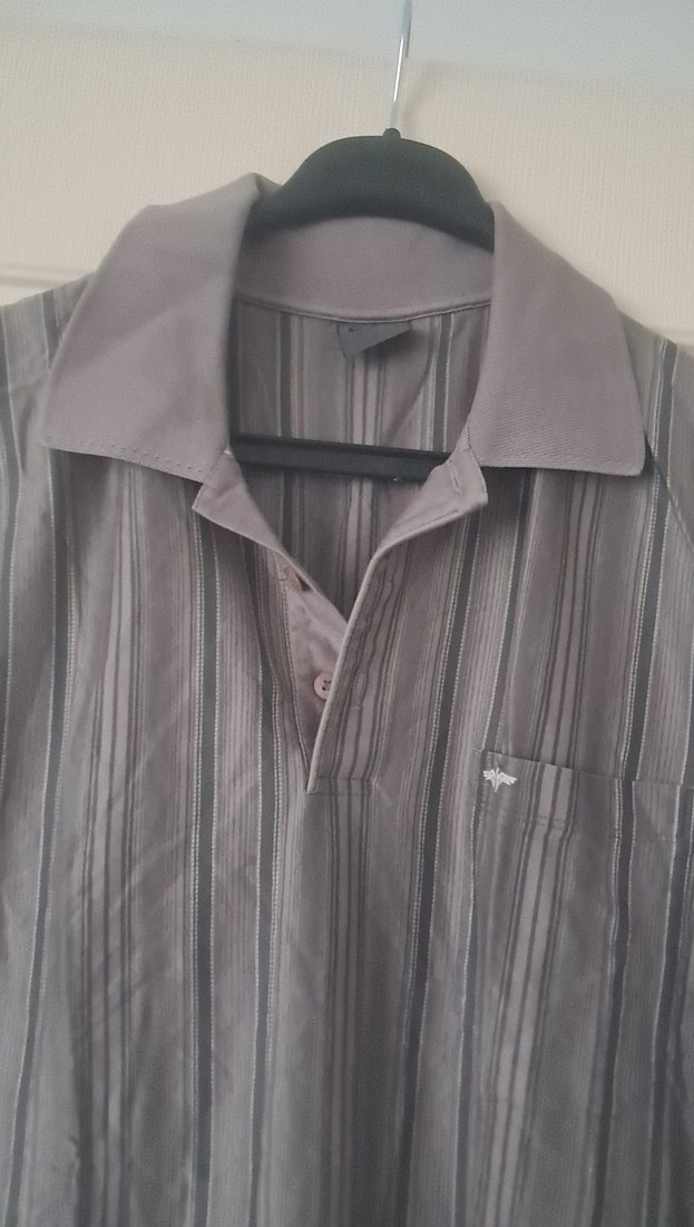 Gri Kısa Kollu Erkek Polo Tişört - Görsel 4