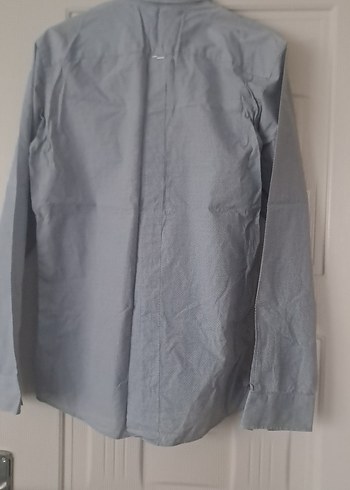 Gri Erkek  Uzun Kollu Gömlek - Görsel 4