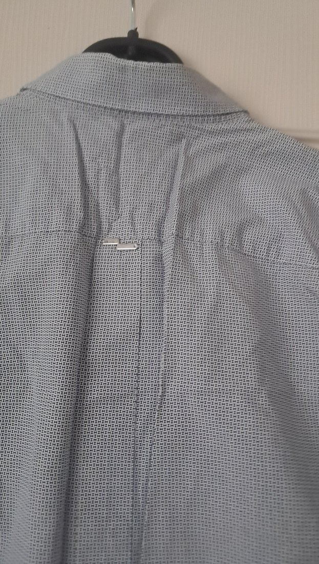 Gri Erkek  Uzun Kollu Gömlek - Görsel 5