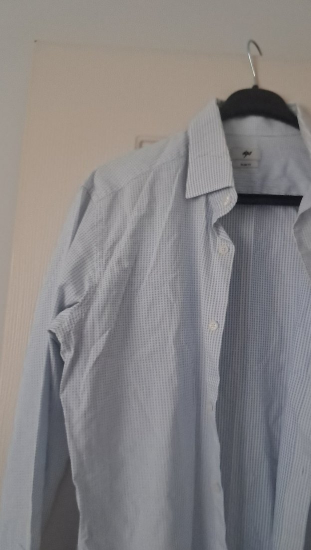 Gri Erkek  Uzun Kollu Gömlek - Görsel 4
