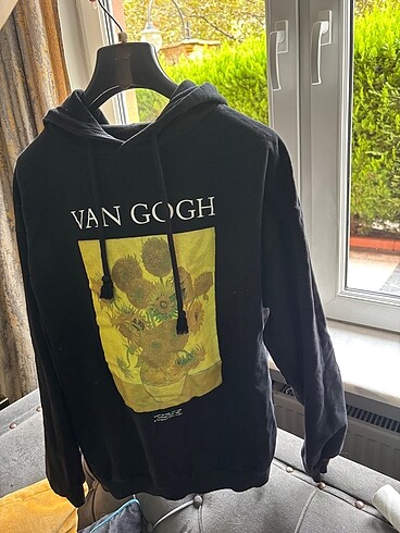 Van gogh baskılı sweatshirt