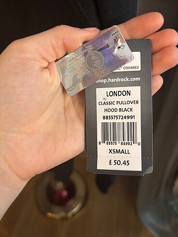 Hard Rock Hard rock london siyah sweat