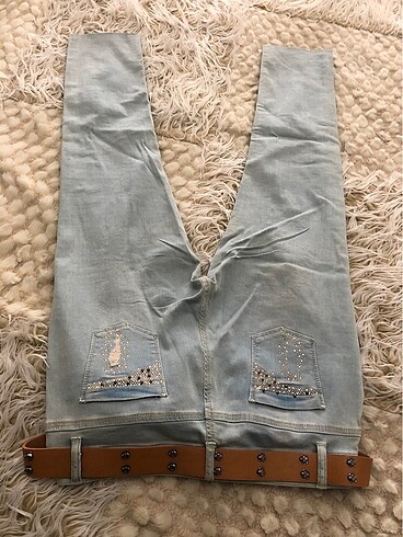 34 Beden Taşlı pantolon