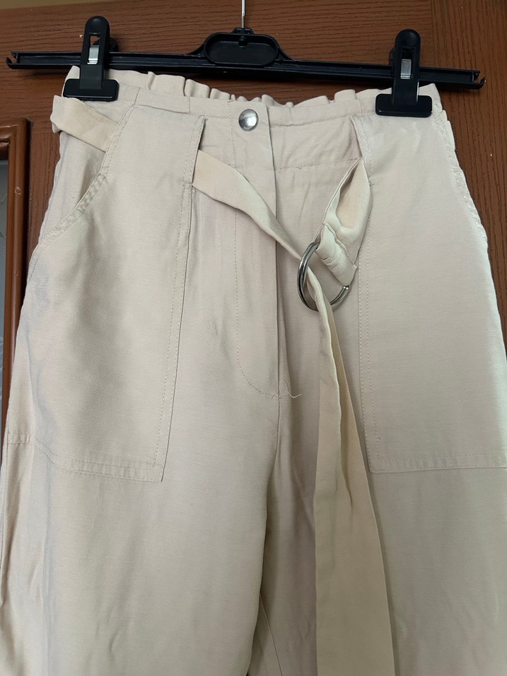 Bershka bej pantolon - Görsel 2