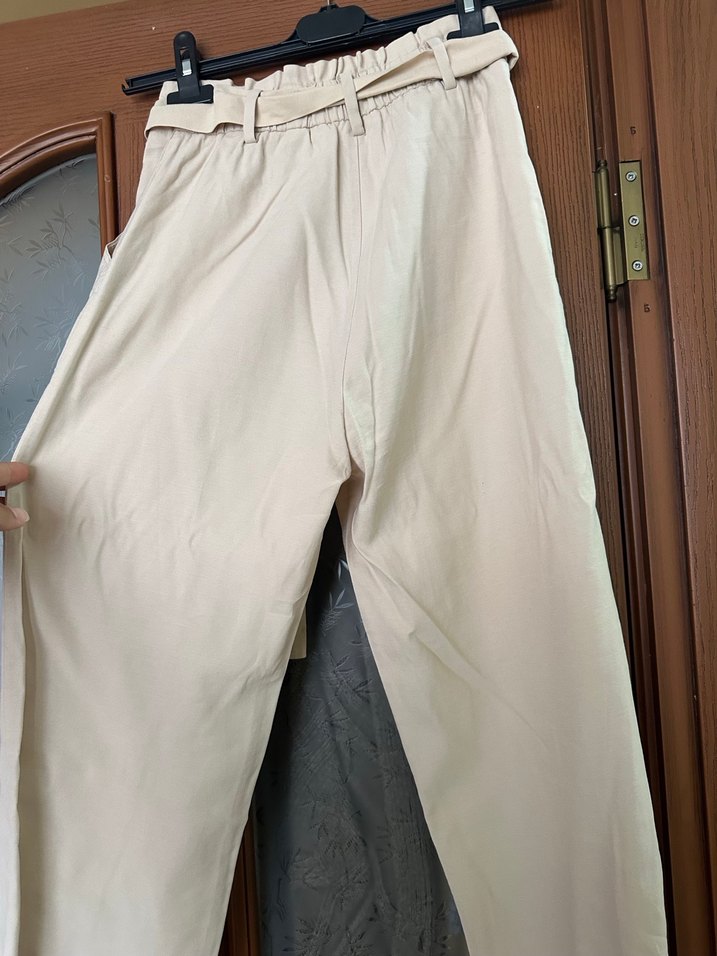 Bershka bej pantolon - Görsel 4