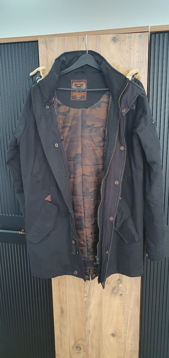 Düğmeli Siyah Erkek Midi Ceket - Görsel 2