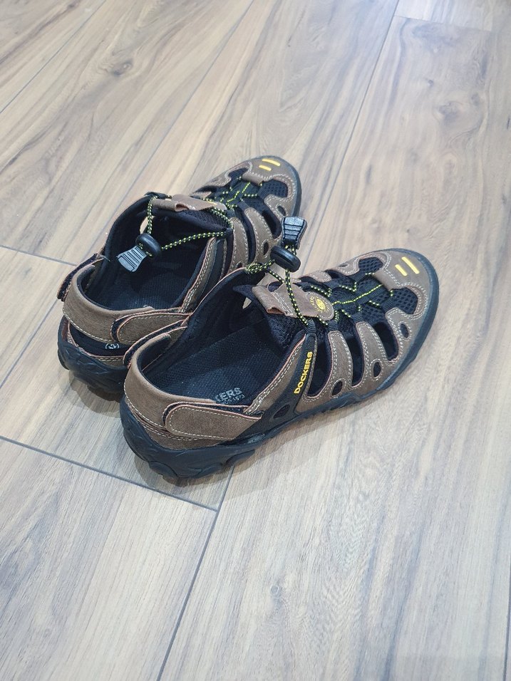 Kemerli Erkek Kahverengi Spor Sandalet - Görsel 2