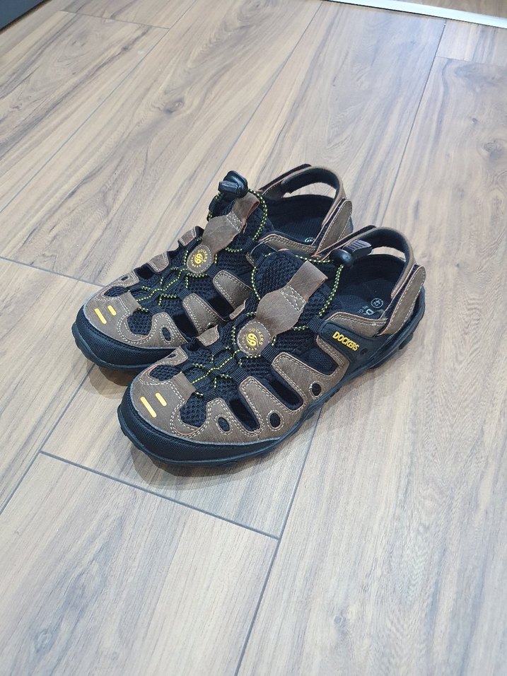 Kemerli Erkek Kahverengi Spor Sandalet - Görsel 3