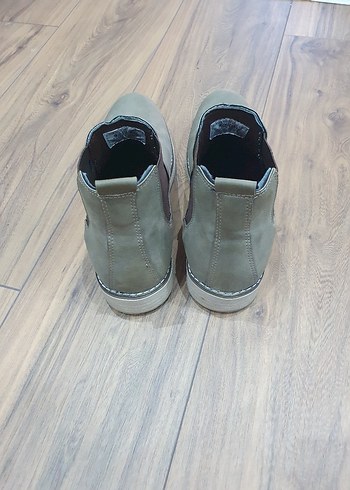 Gri Süet Erkek Bot - Tokalı, Günlük - Görsel 3