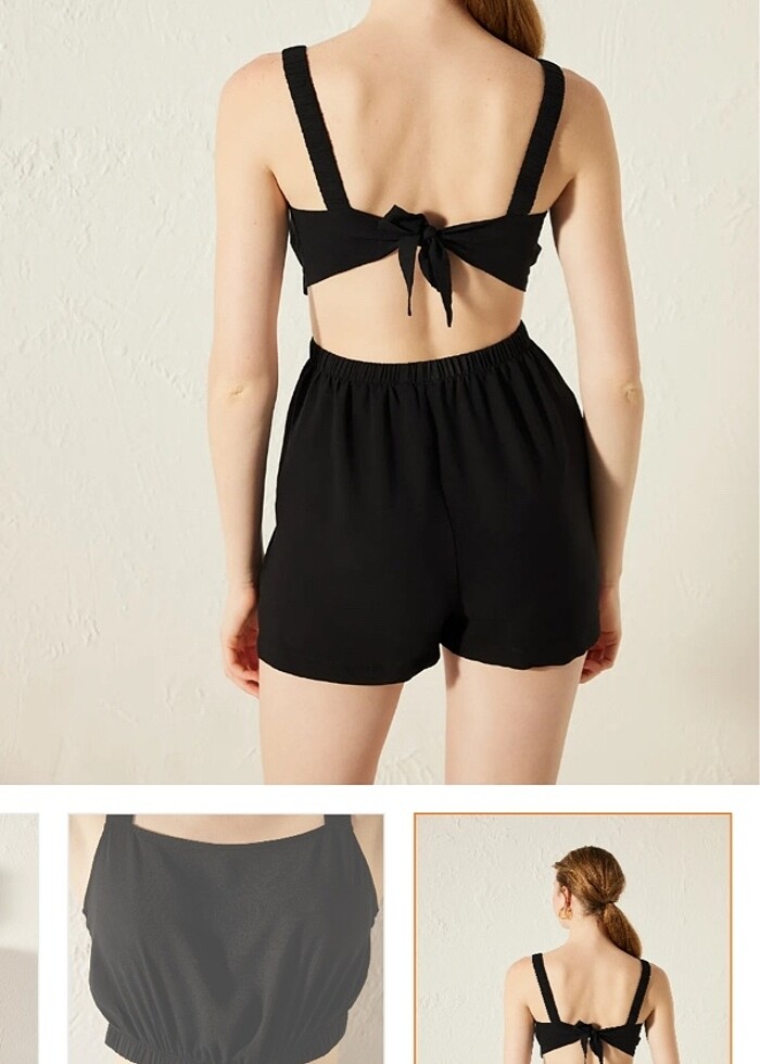 Siyah Tulum - Görsel 2