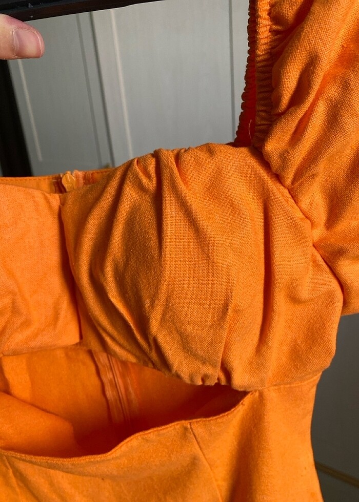 KETEN ELBİSE - Görsel 3