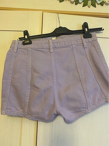 Lila Kot Şort - Görsel 2