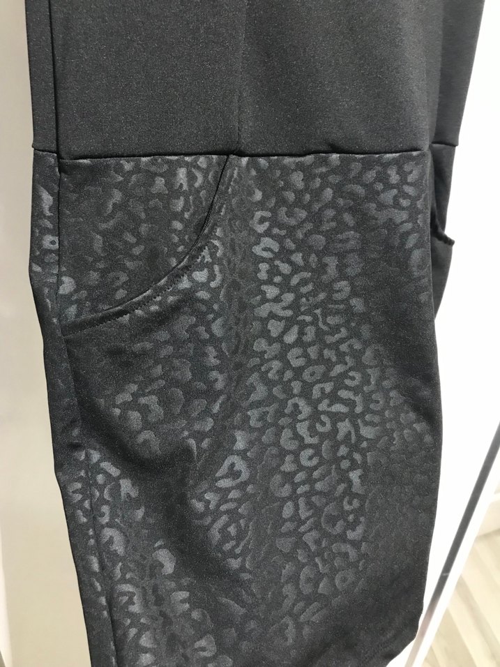 Siyah Kolsuz Midi Elbise - Görsel 2