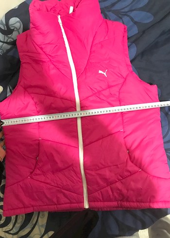 Pembe Fermuarlı Yelek - Görsel 4