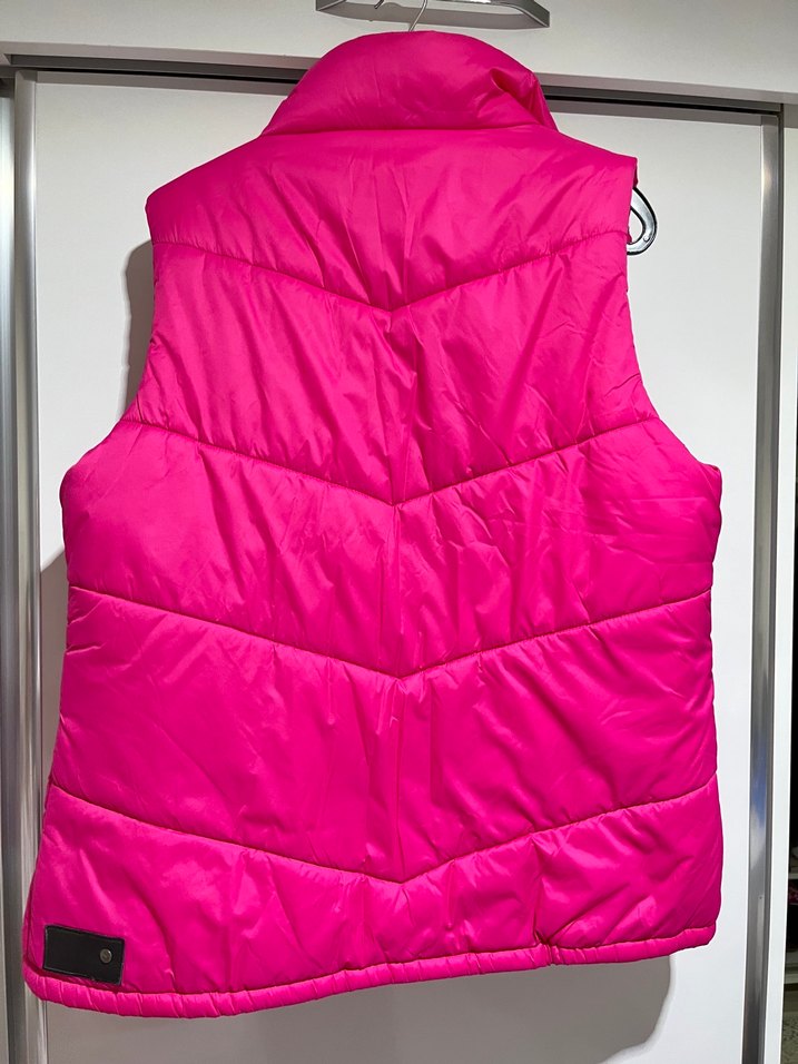 Pembe Fermuarlı Yelek - Görsel 2