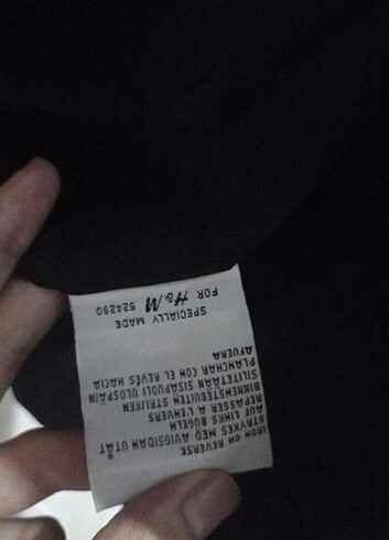 H&M Kadife blazer ceket