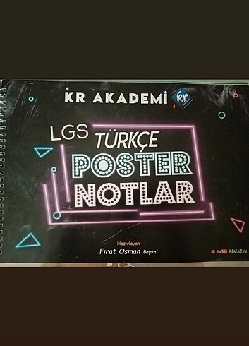  Beden 8.SINIF LGS POSTER NOT
