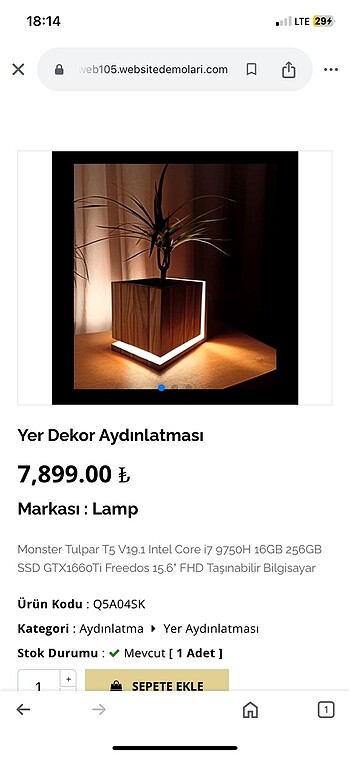  Beden Ledli ağaç ahşap saksı