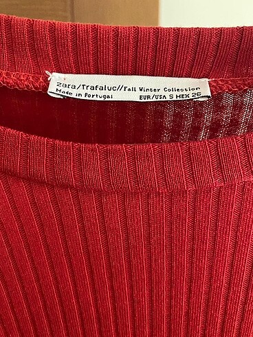 Zara Zara Kırmızı Elbise