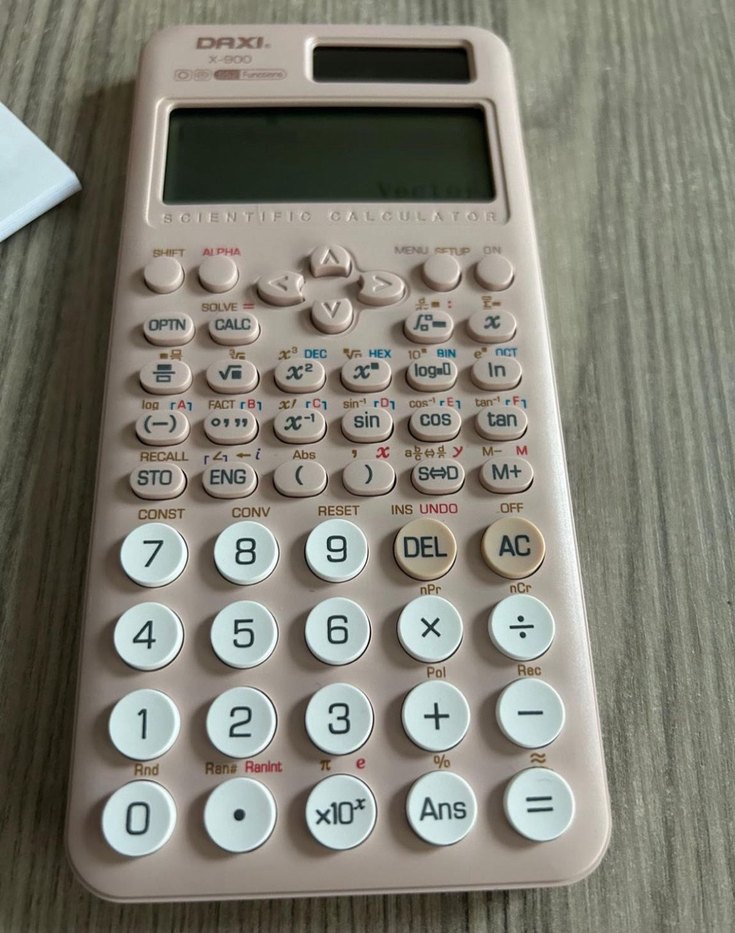 DAXI X-900 Bilimsel Hesap Makinesi Beyaz - Görsel 2