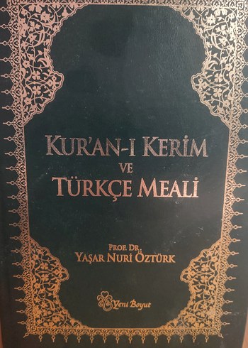 Kur'an-ı Kerim ve Türkçe Meali - Yaşar Nuri Öztürk