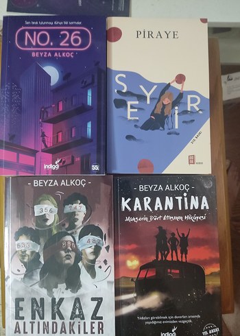 Beyza Alkoç Kitap Seti: No. 26, Piraye, Enkaz, Karantina