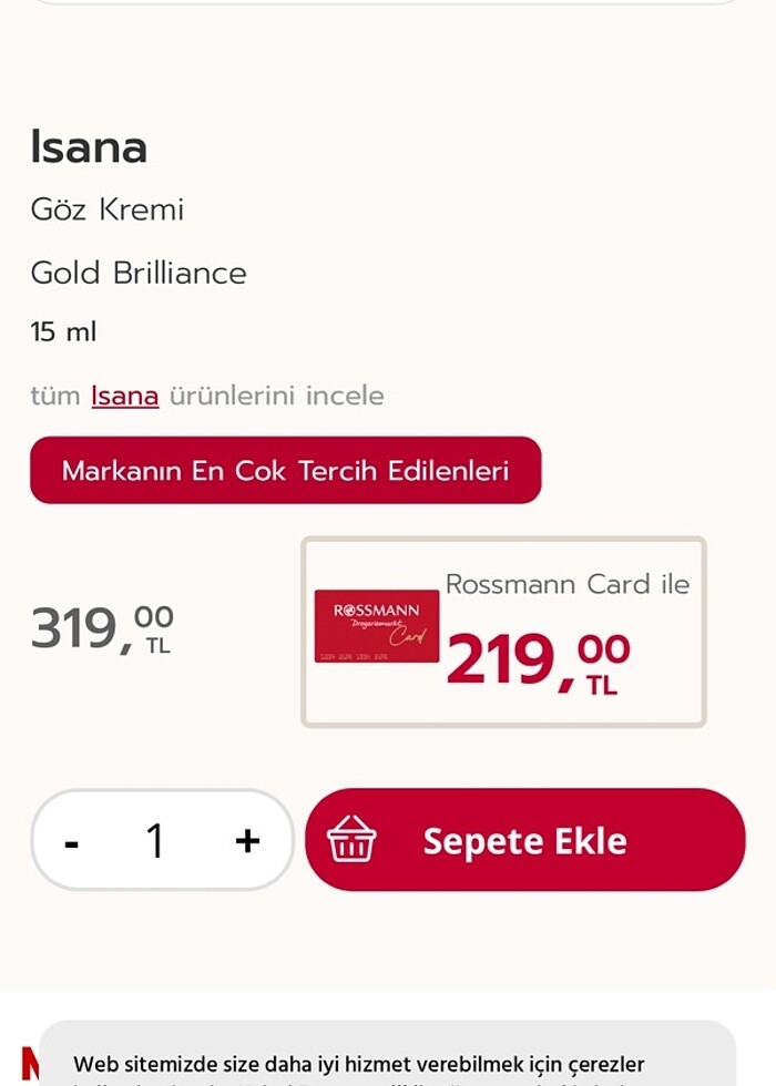 Rossman göz çevresi kremi - Görsel 3