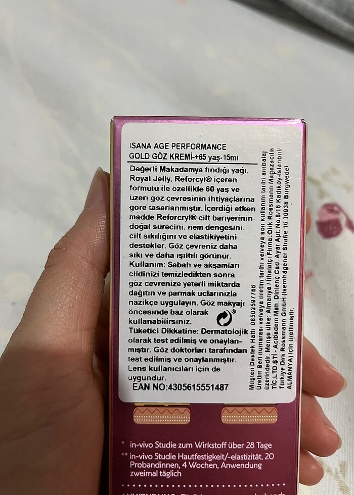 Rossman göz çevresi kremi - Görsel 2