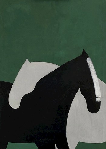 Soyut At Temalı Tablo - Görsel 2