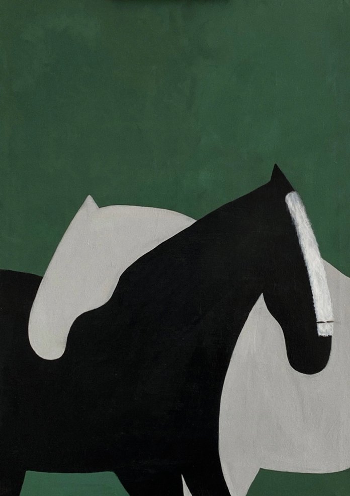 Soyut At Temalı Tablo - Görsel 2