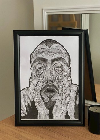 Artline Çizim Çerçeveli Tablo