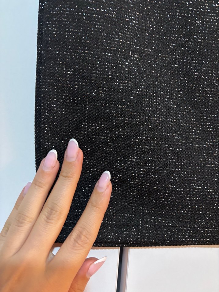 Siyah Örme Mini Etek - Görsel 5