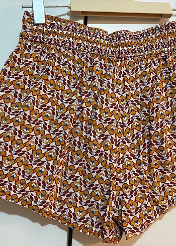 Renkli Pilili Bohem Mini Şort - Görsel 3