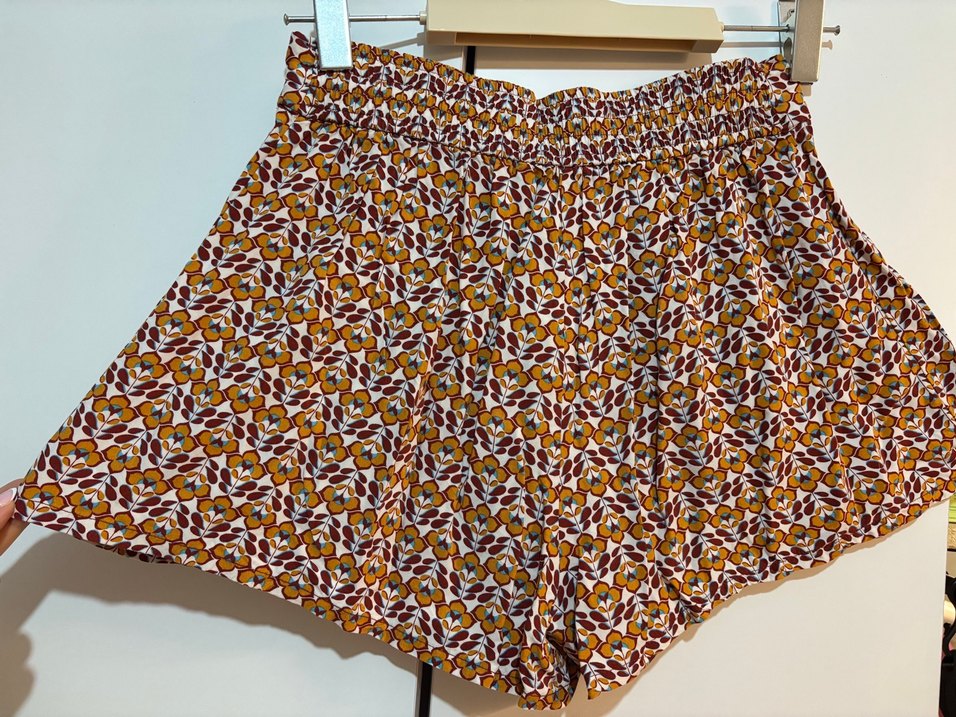 Renkli Pilili Bohem Mini Şort - Görsel 3