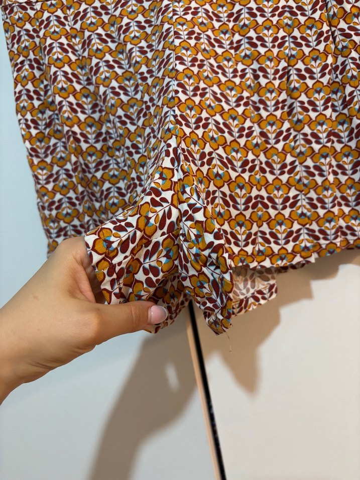 Renkli Pilili Bohem Mini Şort - Görsel 2