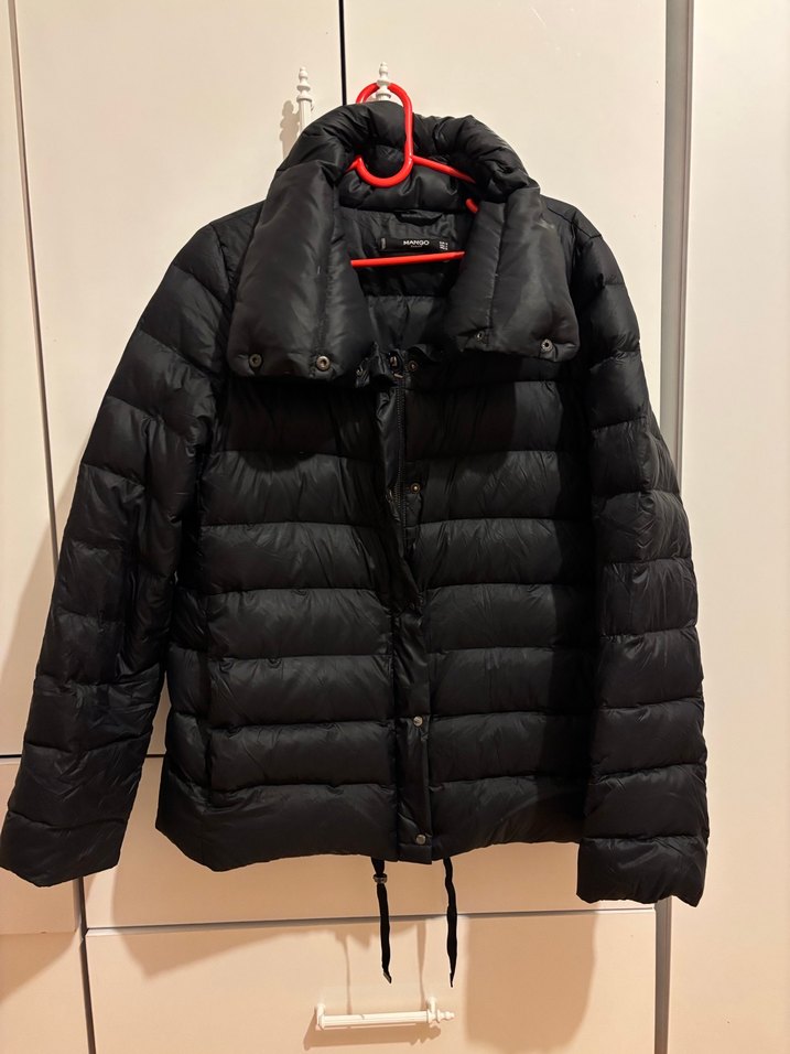 Mango kaz tüyü şişme mont - Görsel 4