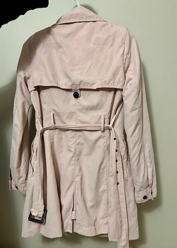 Pembe Kadın Trençkot - Görsel 3