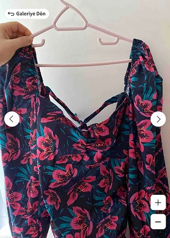 Trendyol & Milla Pembe Drapeli Straplez Mini Elbise