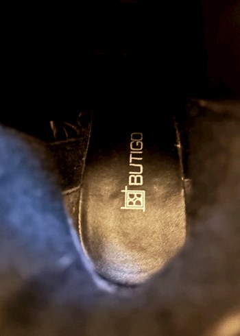 Siyah Deri  Kadın Botu - Görsel 5