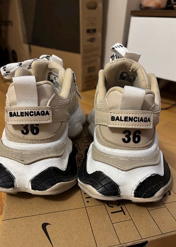 Bej Kadın Spor Ayakkabı - Görsel 7