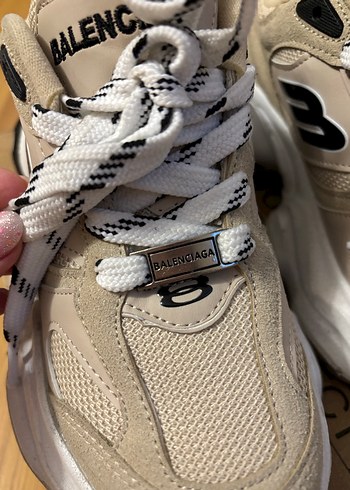 Bej Kadın Spor Ayakkabı - Görsel 6