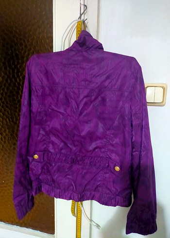 Mor Kadın lFermuarlı Ceket s - Görsel 4